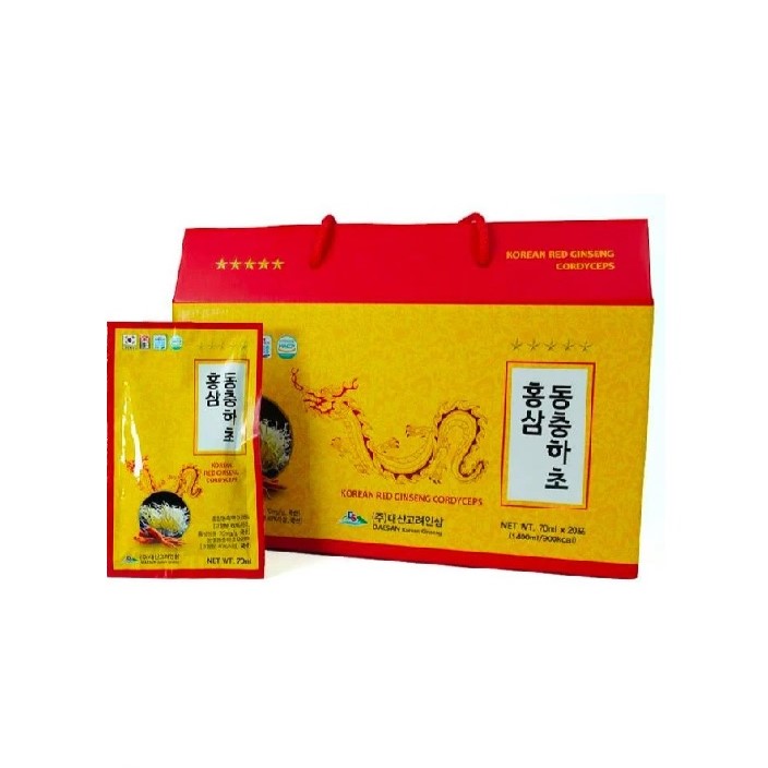 Nước hồng Sâm Đông trùng 20 gói 70ml